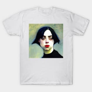 "a painting of "billie e" by "gustav klimpt" T-Shirt